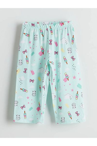 LC Waikiki Crew Neck Girl's Pajama Set
