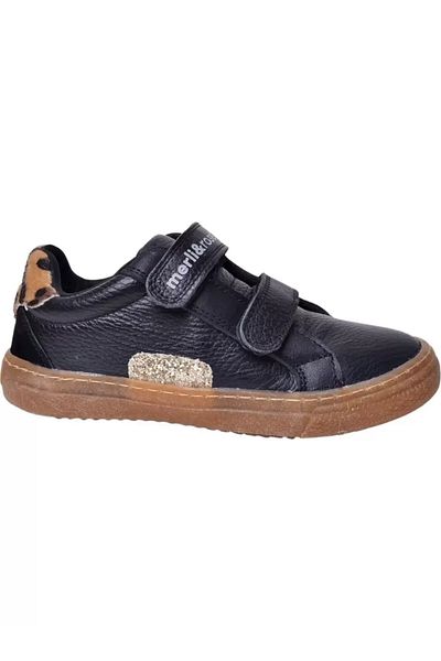 Mu Art Ahşap Merli & Rose Flick Children's Shoes 133 Leopard