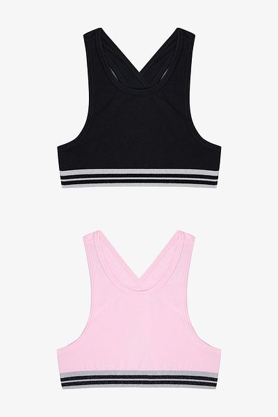 Penti Glitzerndes 2-teiliges Sport-Top für Mädchen