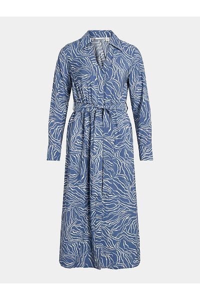 VILA Women's Shirt Dress 14096412 Blue