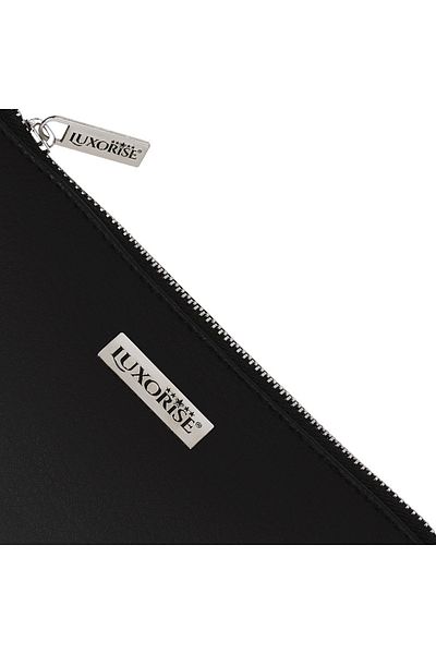 LUXORISE Makeup Brush & Accessories Bag, Black