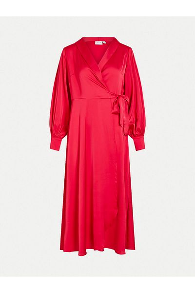 VILA Women's Cocktail Dress 14093784 Red