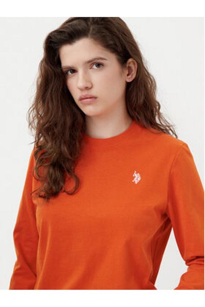 U.S. Polo Assn. us polo assn Womens Blouse WUP0785 Orange