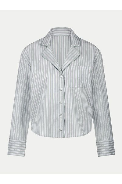 Hunkemöller hunkemoller Women's Pajama Top 205132 Gray