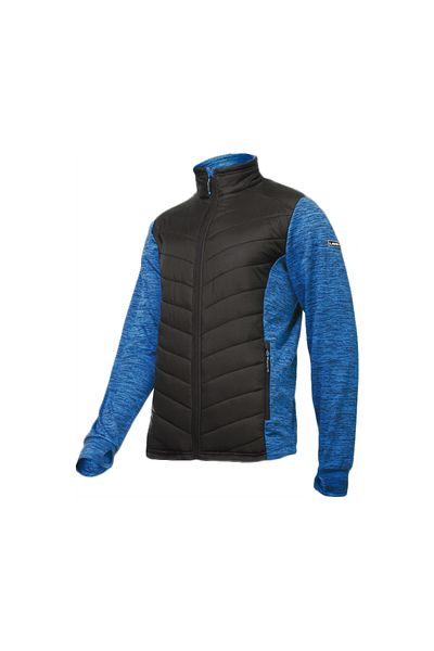 Lahti Pro Printed Quilted Jacket / Blue-Black - M