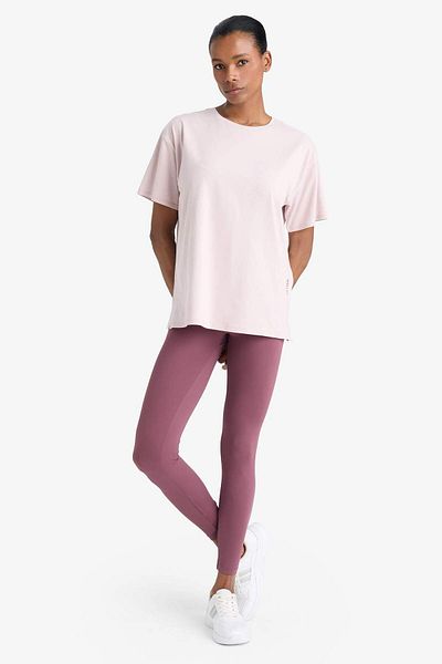 DeFacto Fit Comfort Fit Crew Neck Basic Solid Sportsman κοντομάνικο μπλουζάκι E3494ax25sm