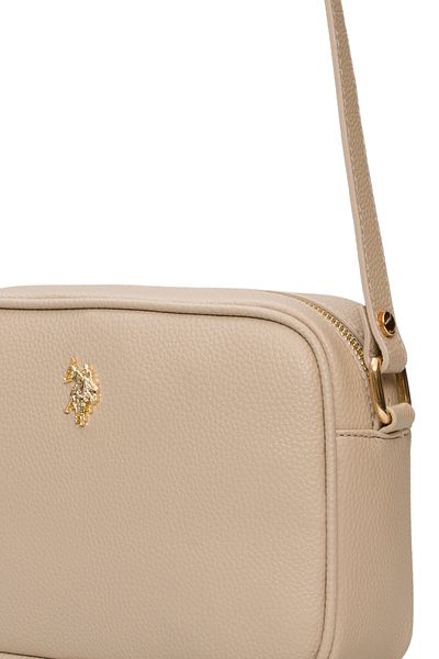 U.S. Polo Assn. حقيبة ماسنجر نسائية بيج Us3246