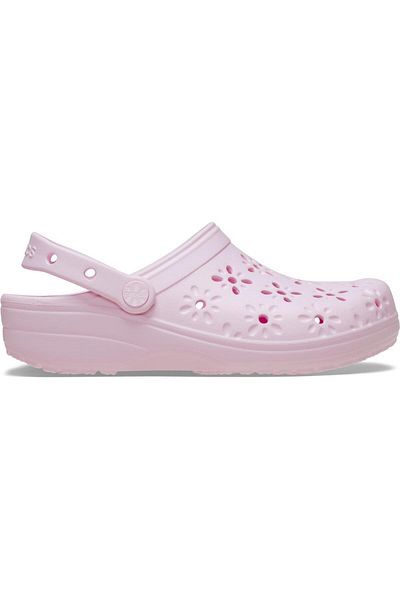 Crocs Classic Floral Cut Out Clog Slippers/Sandals 210927-6Zw