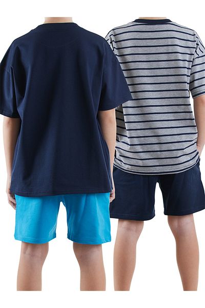 Denokids Chłopięce spodenki Basic 2-pak