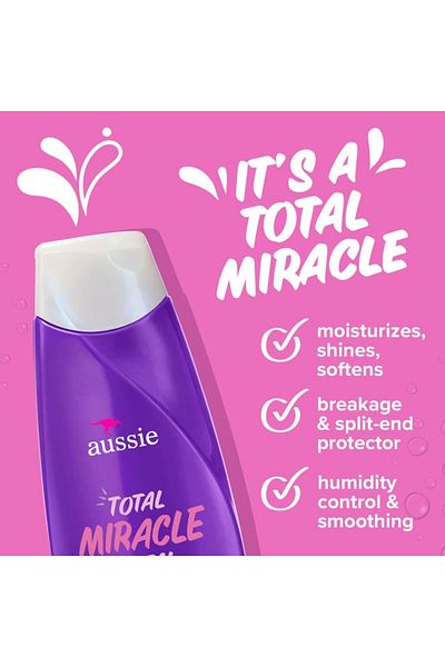 Aussie Total Miracle 7N1 Conditioner 360ml – Repair, Moisture & Shine with Apricot & Macadamia Oil