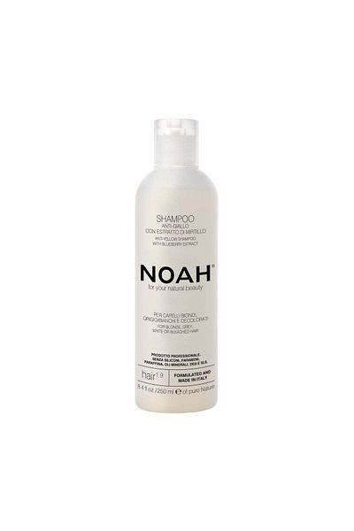 Noah anti-yellow shampoo with blueberry extract, 1.9, Noah, 250 ml