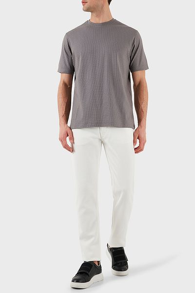 Emporio Armani Cotton Regular Fit Crew Neck t Shirt Men t Shirt Em001728 Af14874 F8040