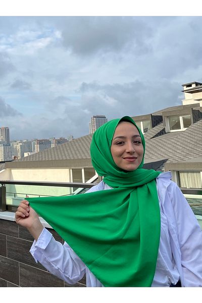 İpekçe شال قطن جاز أخضر