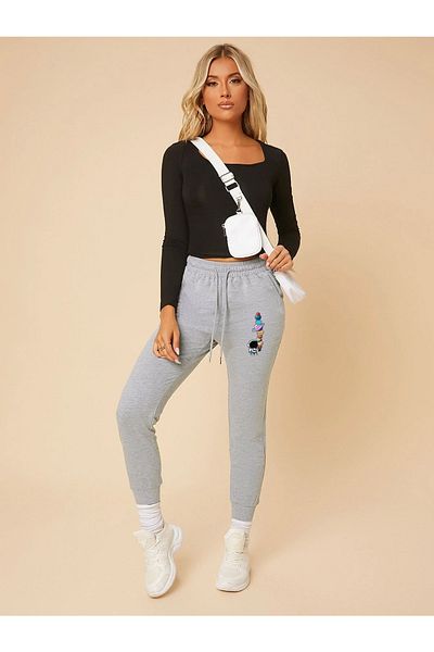DAXİS Sportwear Company Pantaloni de trening imprimați pentru damă