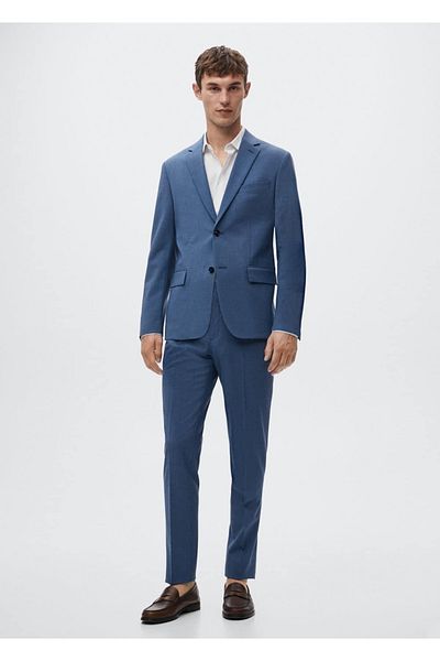 MANGO Man Slim Fit-Hemd aus Stretch-Baumwolle