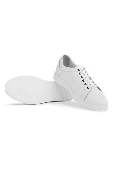 Ducavelli Verano Echtleder Herren Freizeitschuhe Sommersportschuhe, leichte Schuhe, weiße Lederschuhe