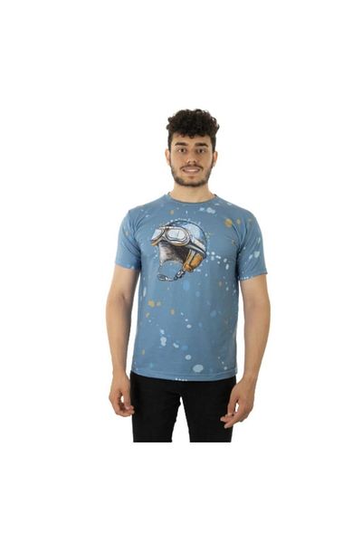 Utopeak Outdoor Utopeak Flight Colors Blue Short Sleeve T-Shirt