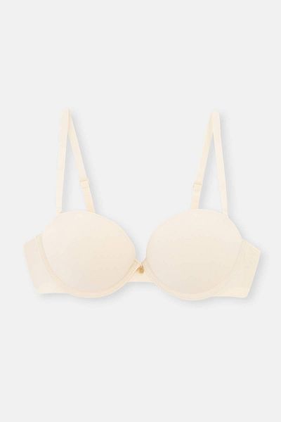 Dagi Ecru 1080Kc Lily pánt nélküli Push-Up párnázott melltartó