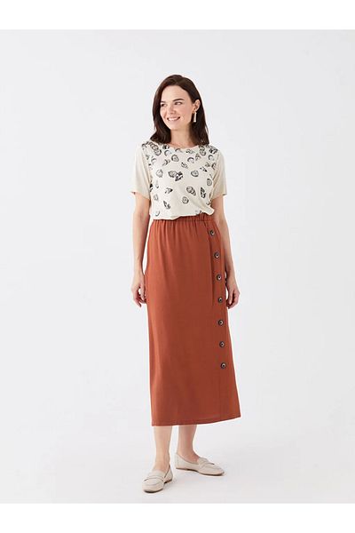 LC Waikiki LCW Grace Comfortable Fit Women's Skirt with Elastic Waist