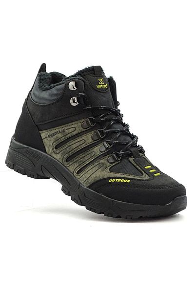 LETAO Cizme de trekking cu fermoar cu blană unisex