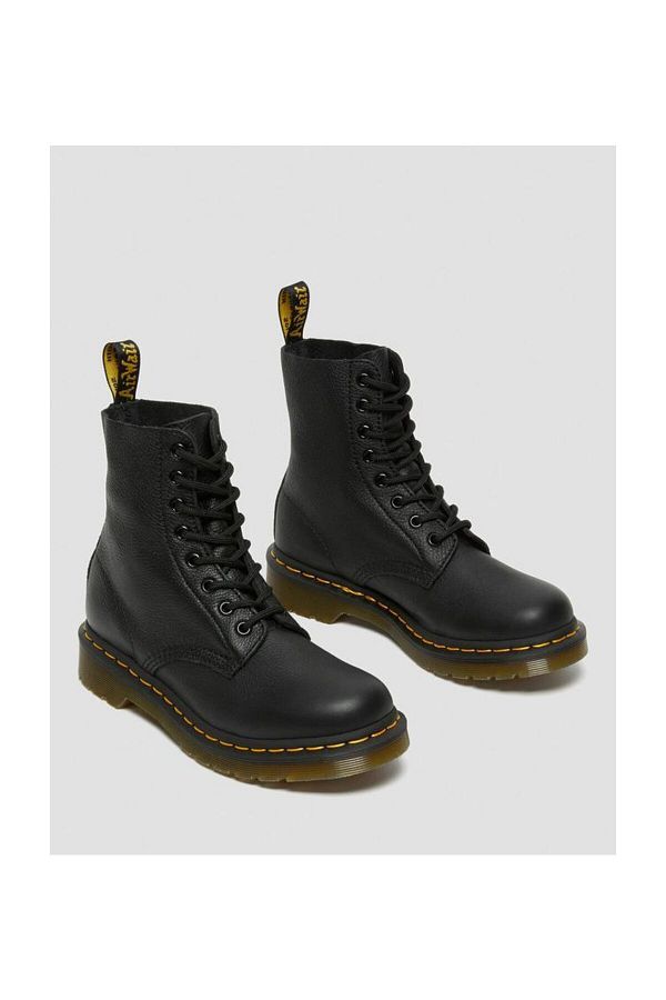 Dr. Martens-Női fekete valódi bőr Pascal Virginia csizma és csizma 1