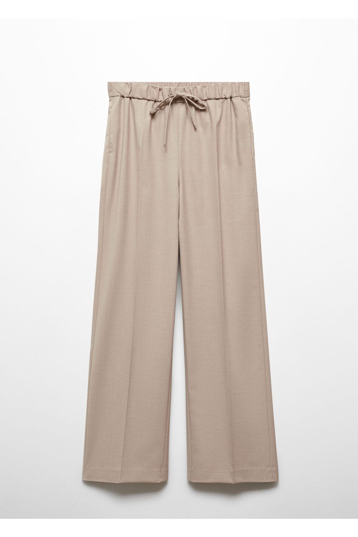 MANGO Woman-Béžové dámske nohavice - Model57926717 1