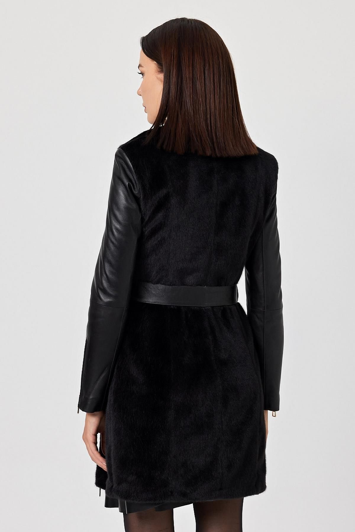 Deri Company-Tayla Black Leather Coat 4