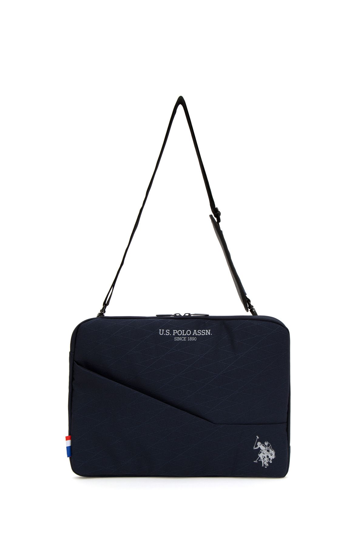 U.S. Polo Assn.-حقيبة كمبيوتر محمول باللون الأزرق الداكن 50299333 -vr033 4