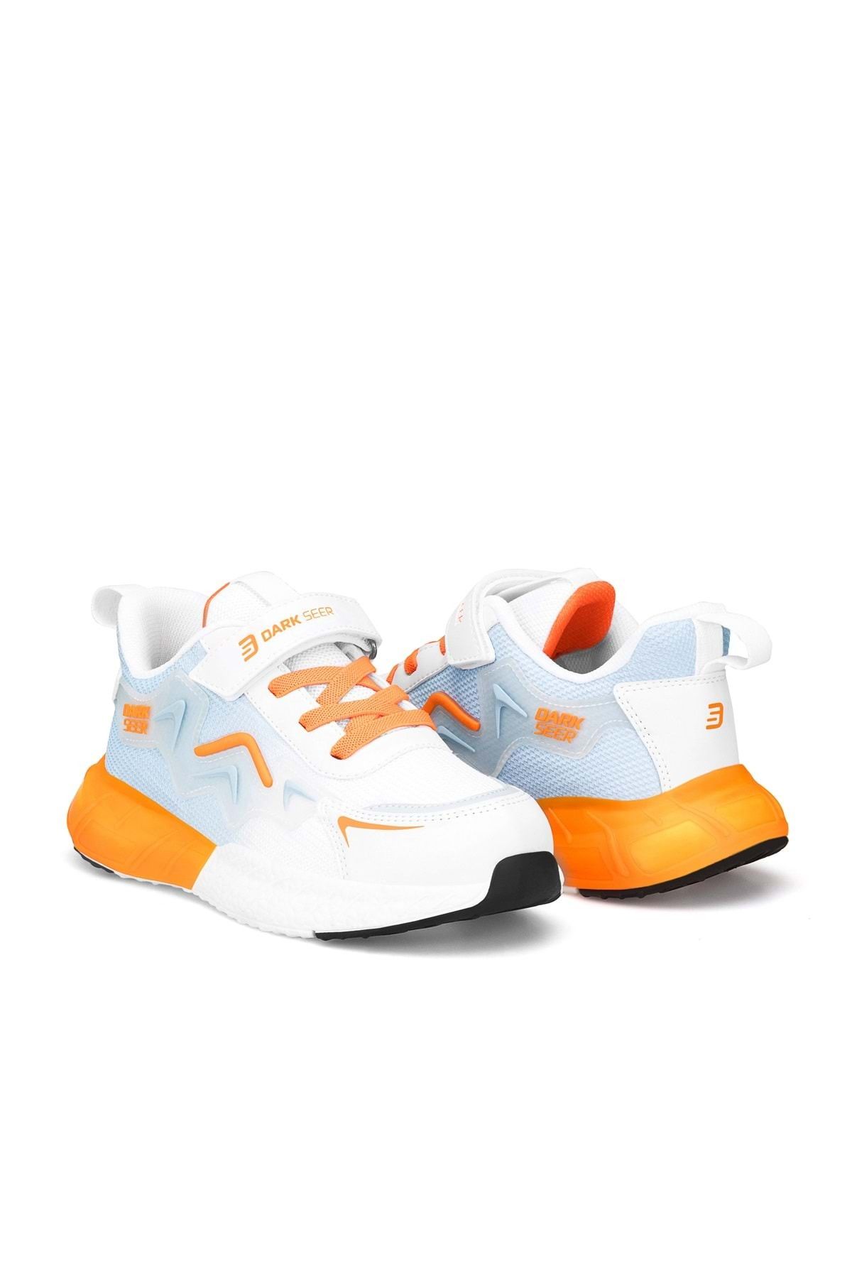 DARK SEER-DS Mirana Weiß Blau Orange Kinder Sneaker 3