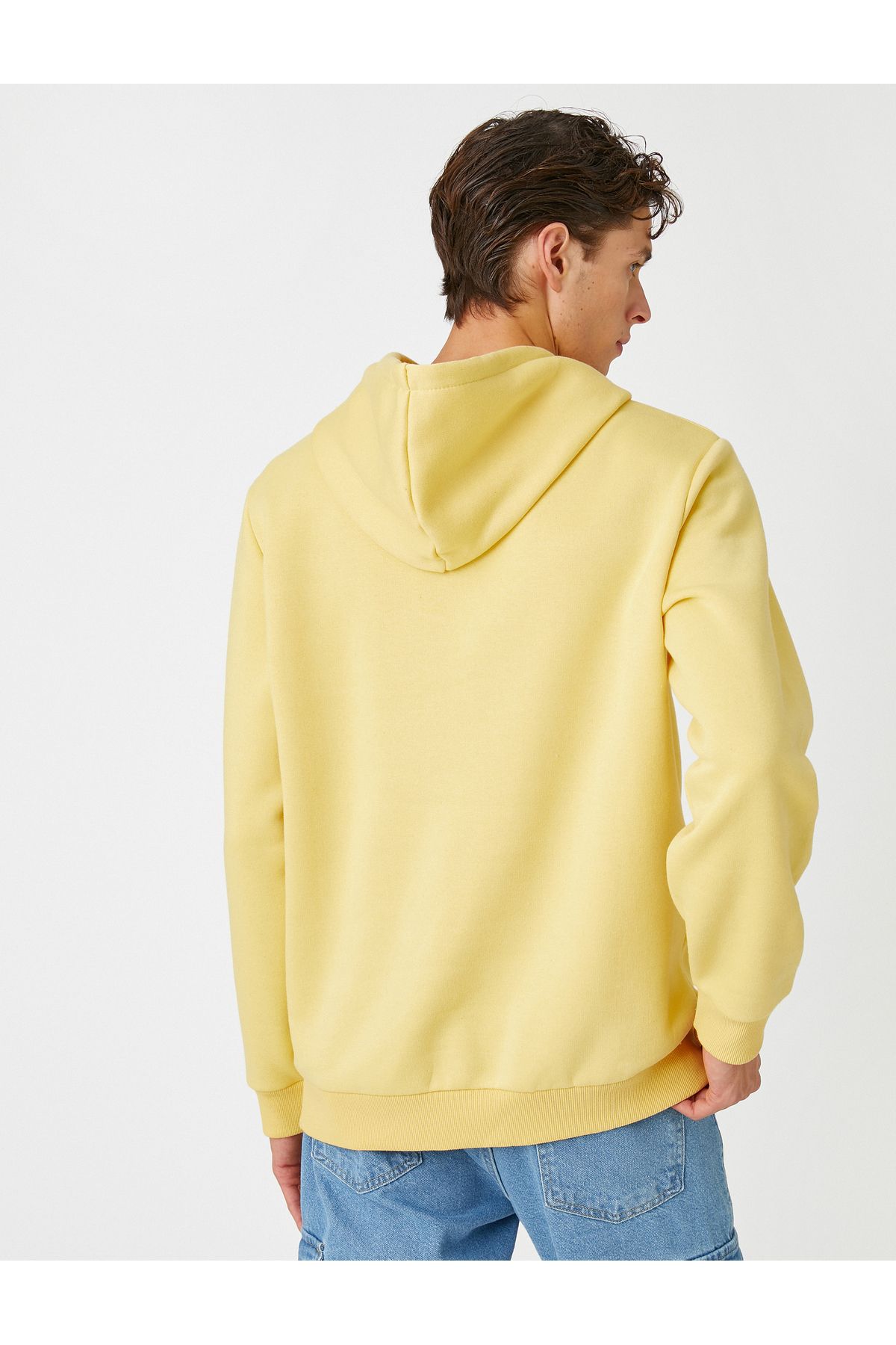 Koton-Kapuzen-Sweatshirt mit Adler-Stickerei 4