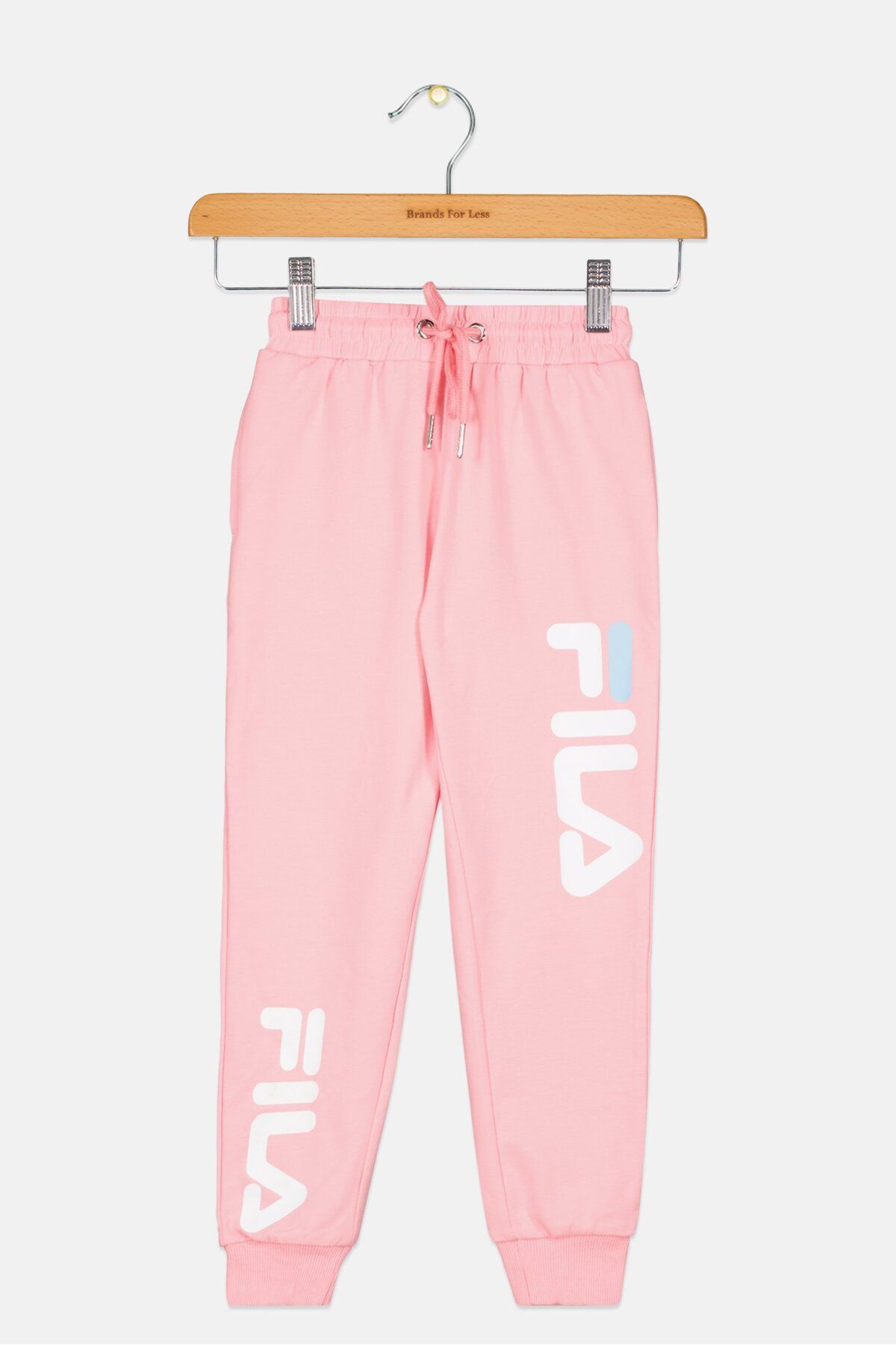 Fila-Kids Girl Sportswear Fit Sweatpants, Pink 1
