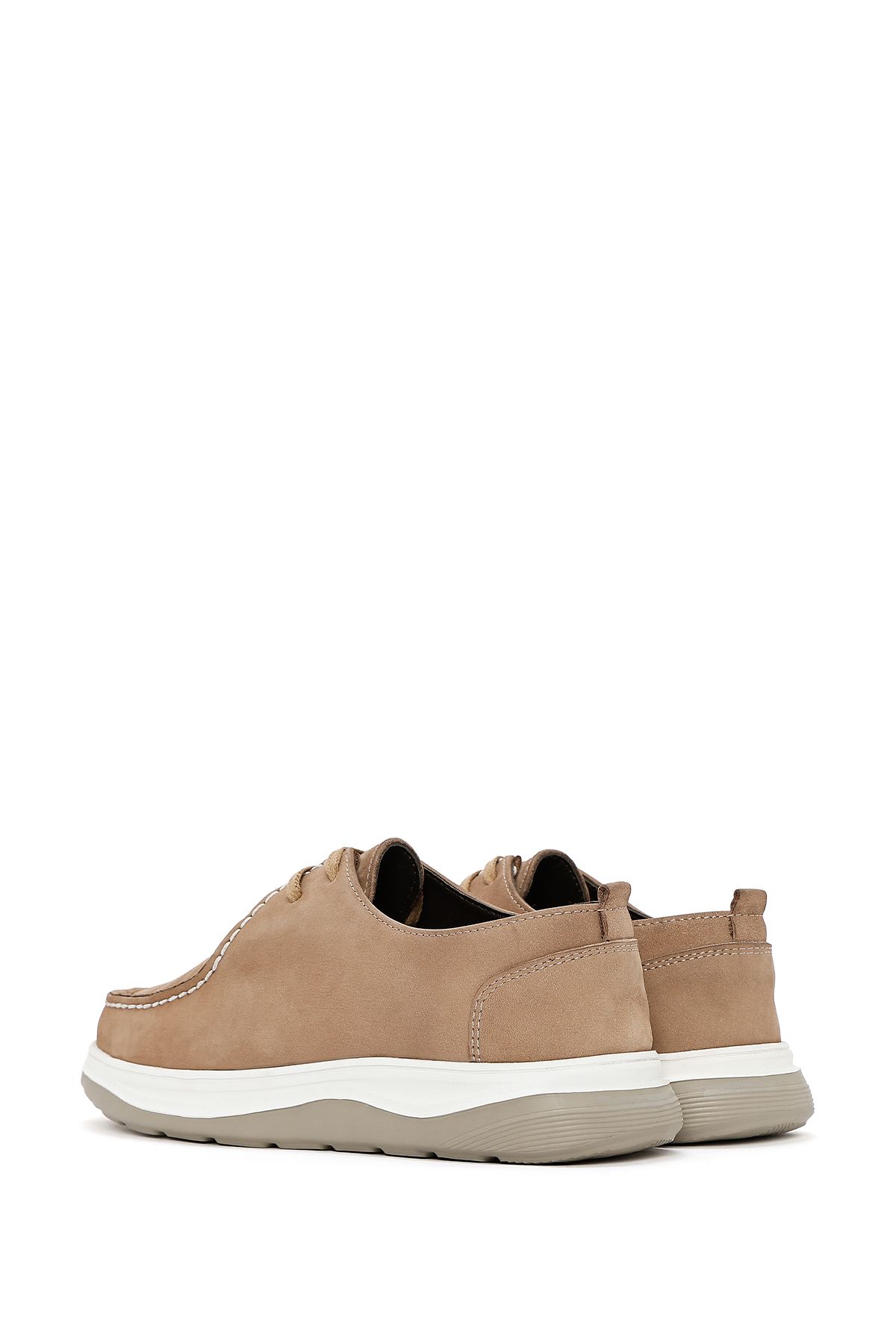 Derimod-Men's Mink Lace-Up Nubuck Leather Comfort Shoes 25Sfd6605V3 5